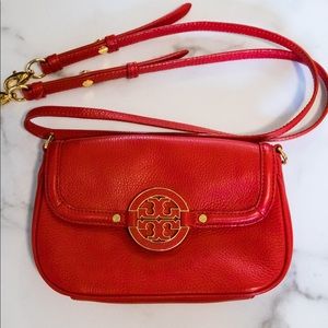 Red Tory Burch cross body bag